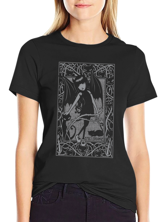 Emilie Strange T-Shirt | Dark Goth Style
