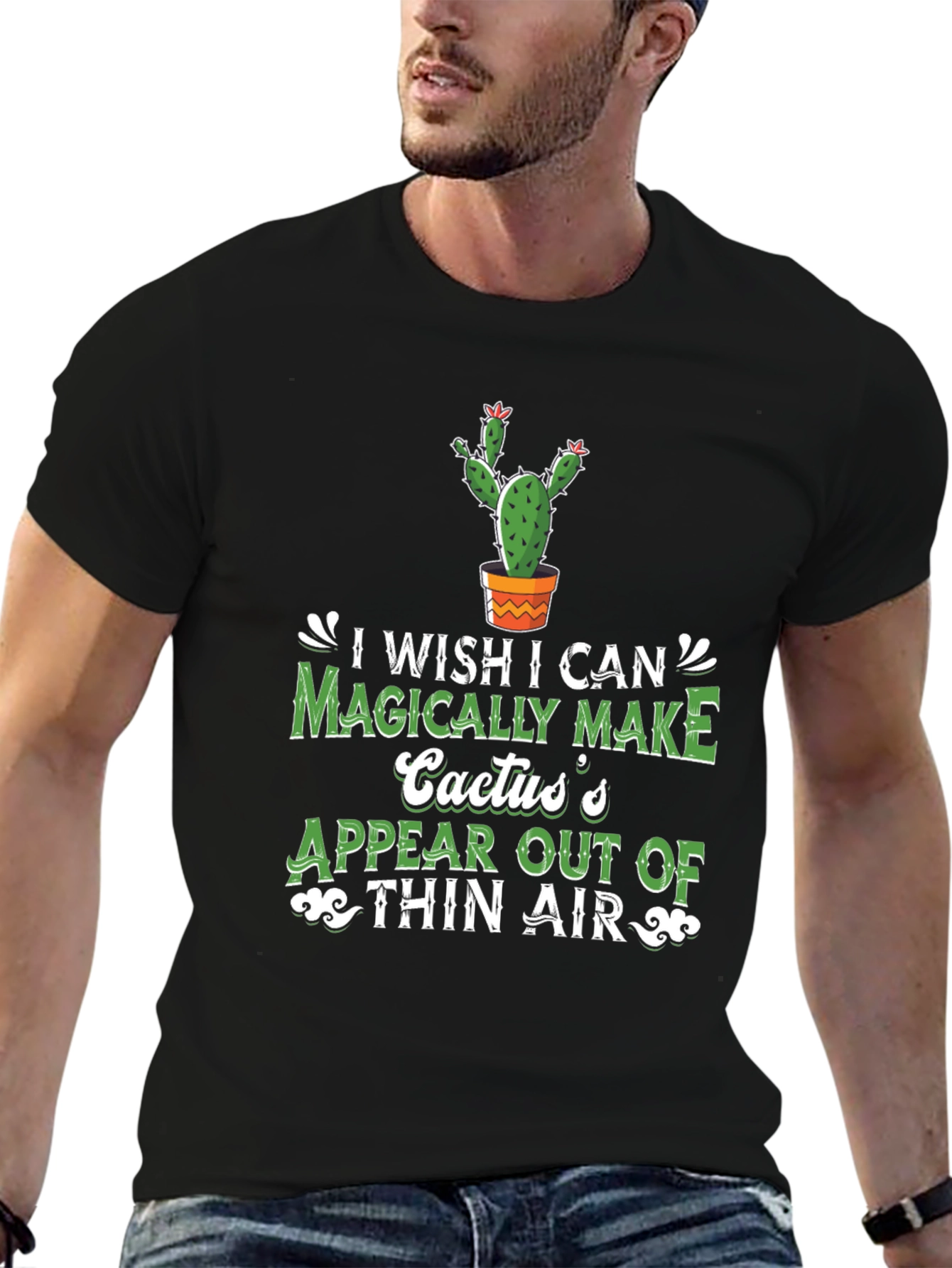 Magical Cactus T-Shirt: Funny Graphic Tee