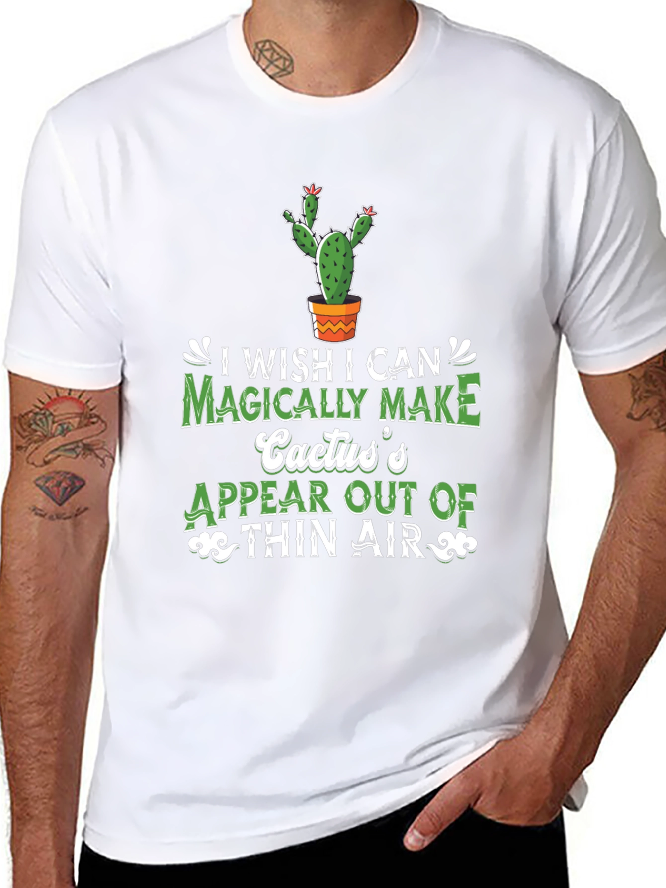 Magical Cactus T-Shirt: Funny Graphic Tee