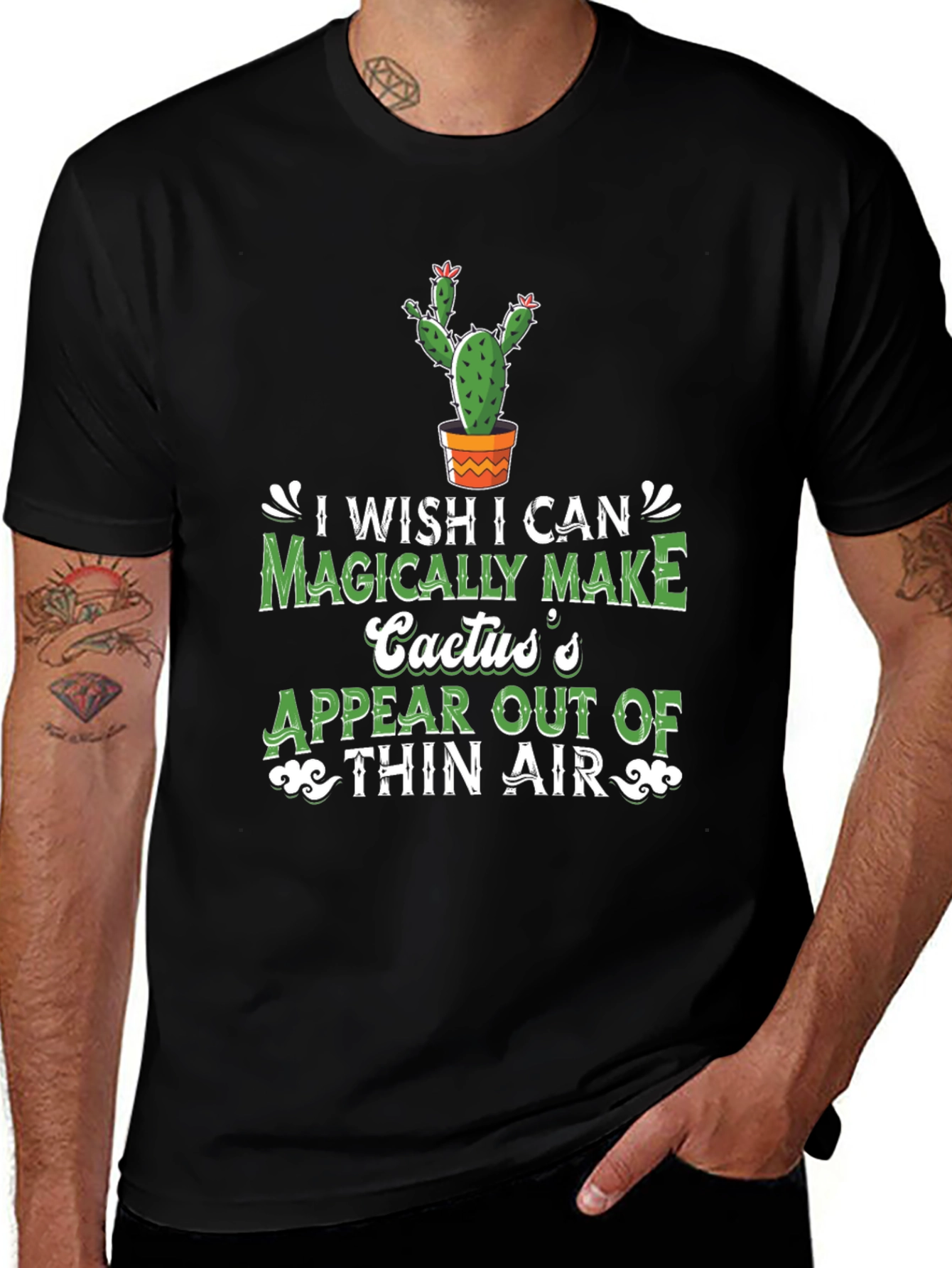 Magical Cactus T-Shirt: Funny Graphic Tee