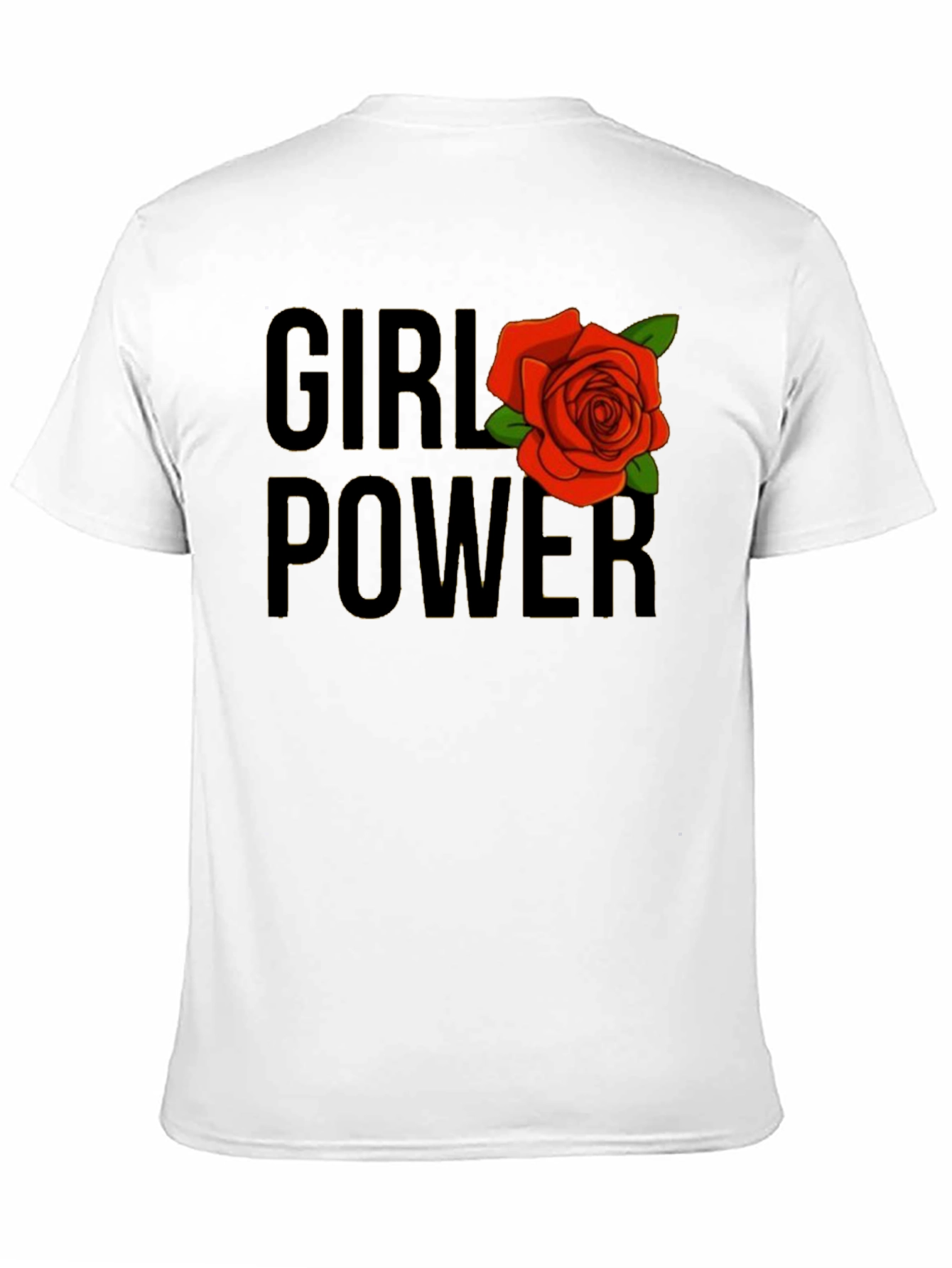Girl Power Rose Graphic T-Shirt