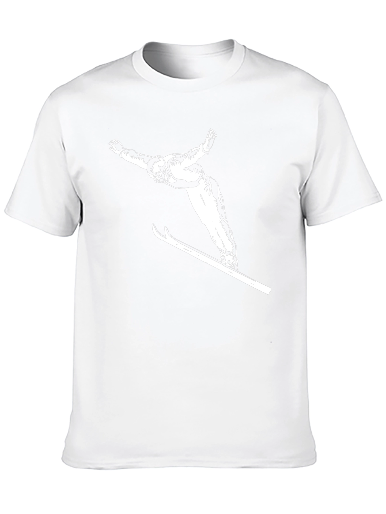Black Ski Jumper Graphic Tee