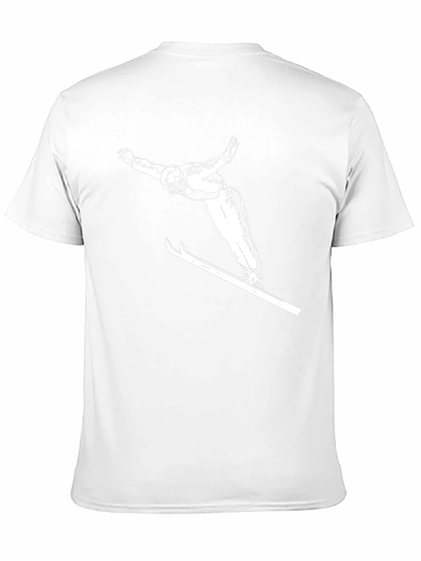 Black Ski Jumper Graphic Tee