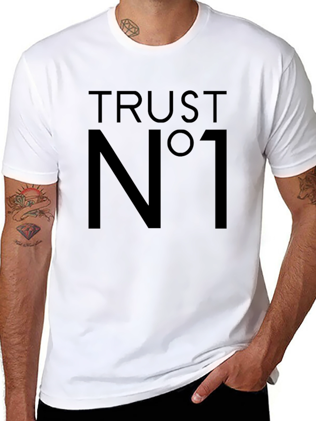 Trust No One Black T-Shirt