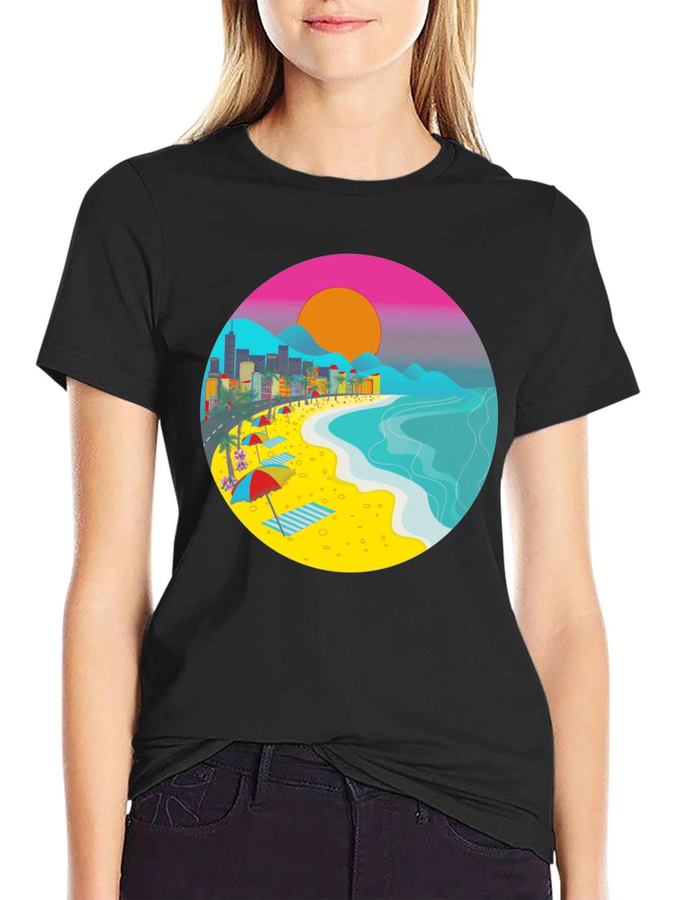 Beachscape Graphic T-Shirt