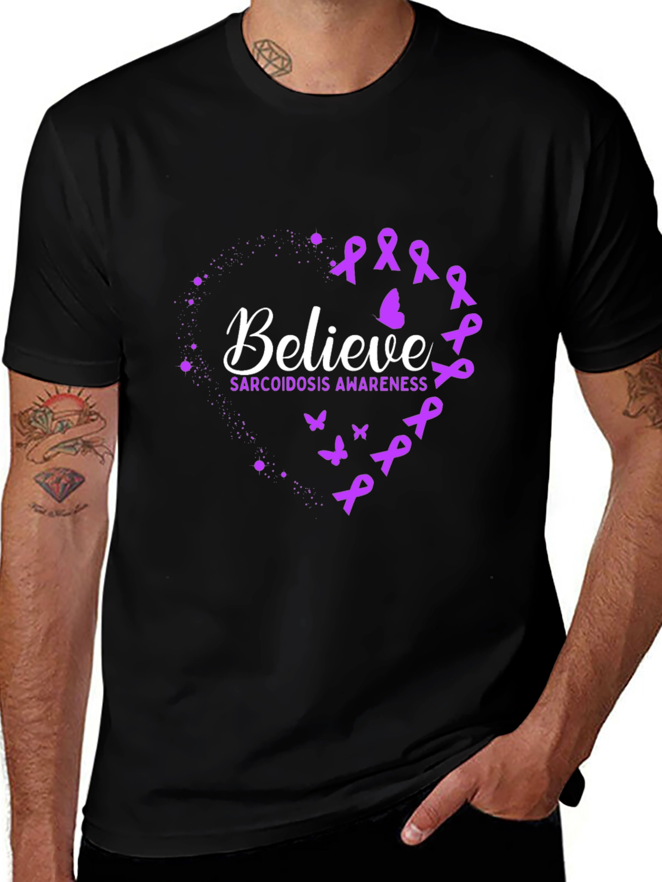 Believe Sarcoidosis Awareness T-Shirt