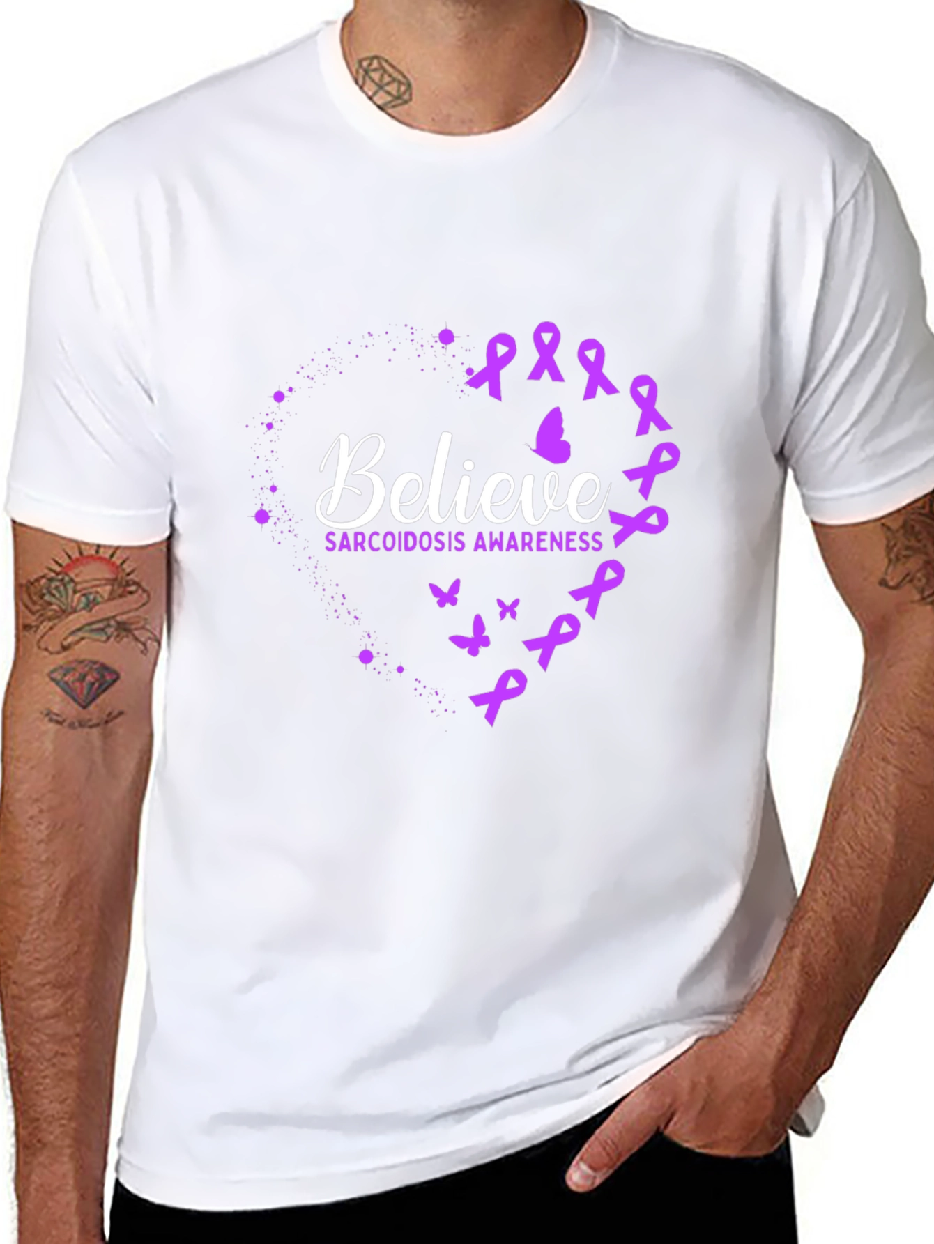 Believe Sarcoidosis Awareness T-Shirt