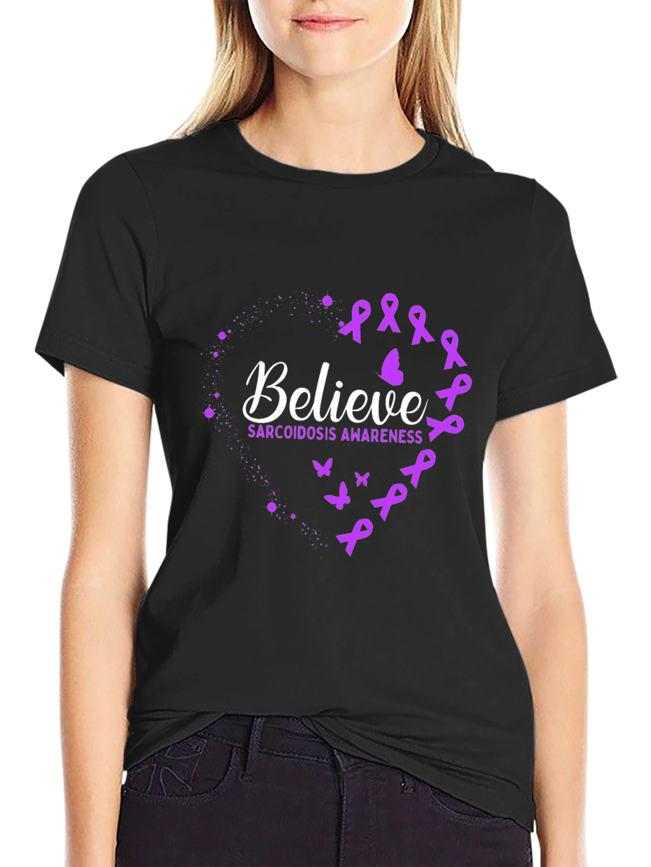 Believe Sarcoidosis Awareness T-Shirt