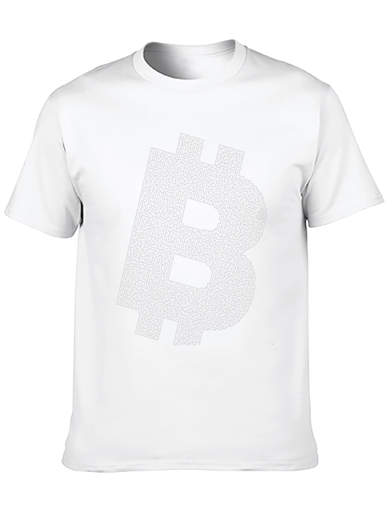 Bitcoin Maze Tee - Solve the Crypto Puzzle!