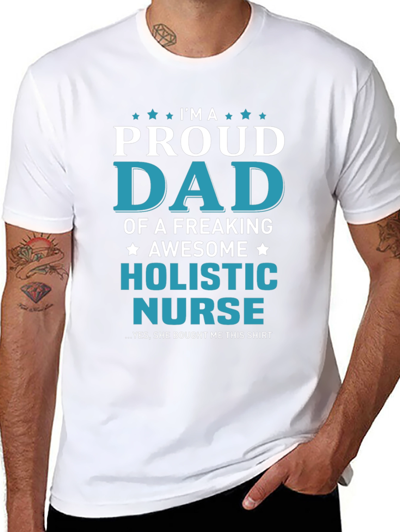 Proud Dad of a Holistic Nurse T-Shirt