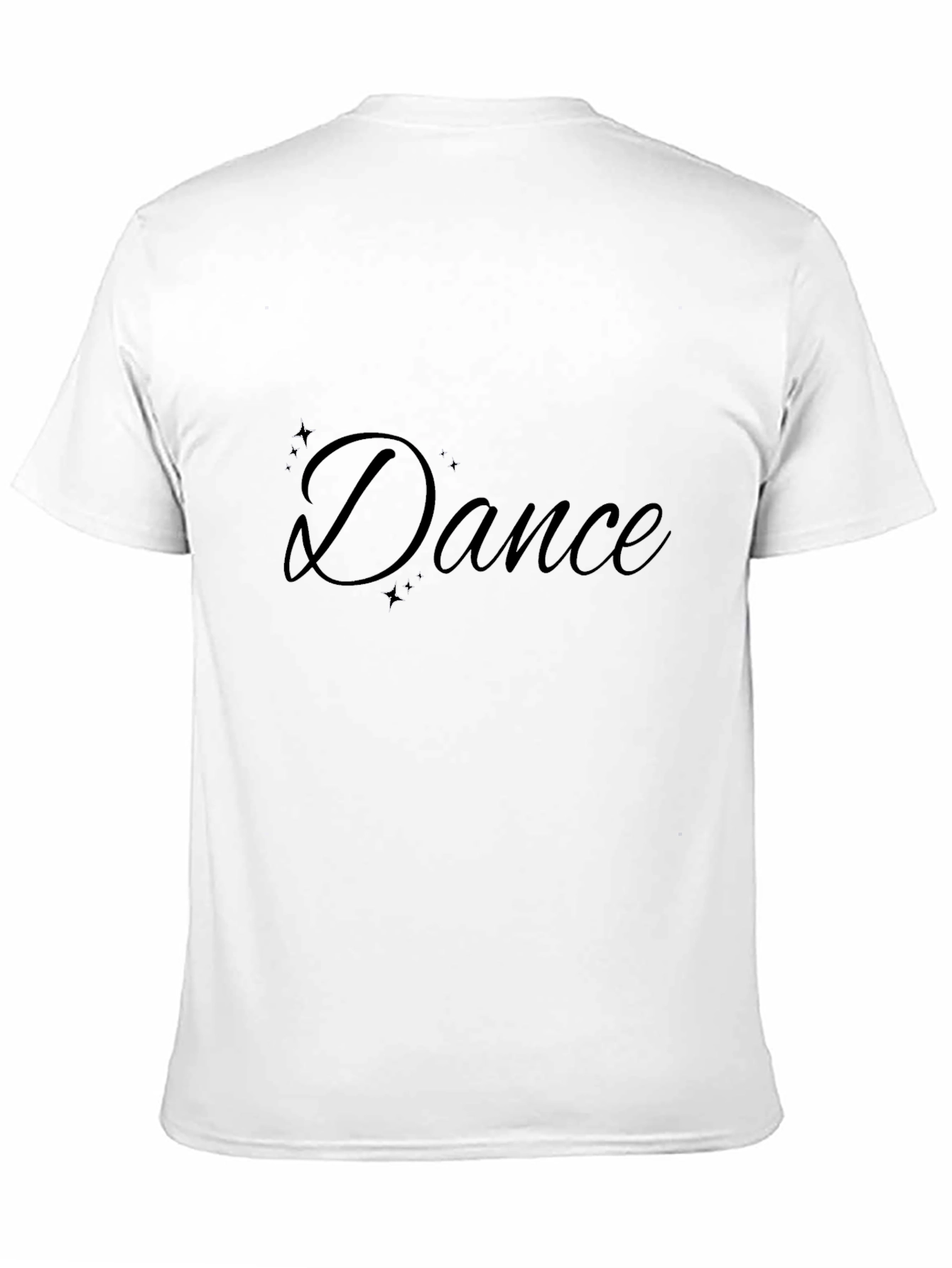 Dance Graphic Black T-Shirt Casual Style