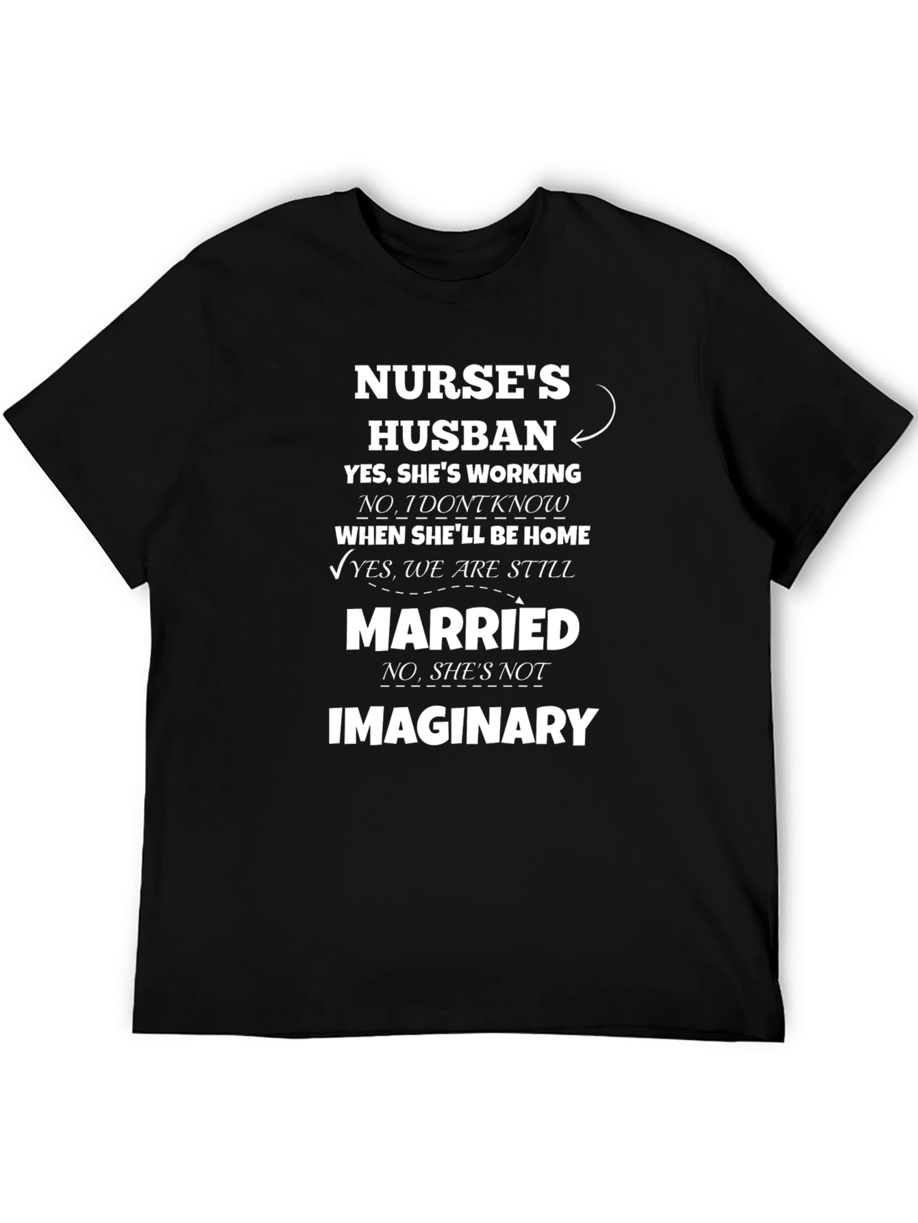 Nurses Husband T-Shirt Funny Gift