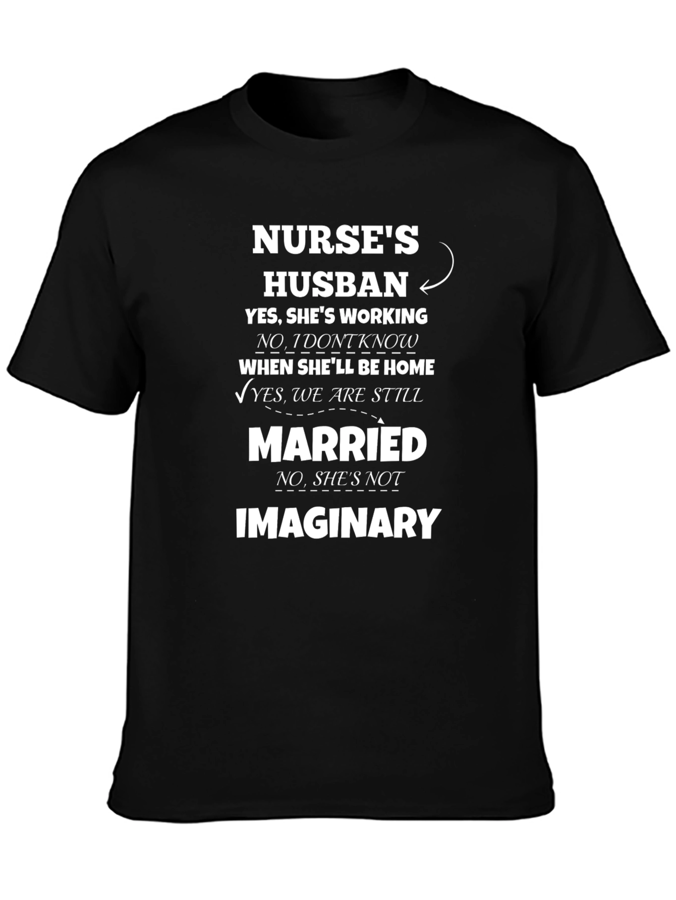 Nurses Husband T-Shirt Funny Gift