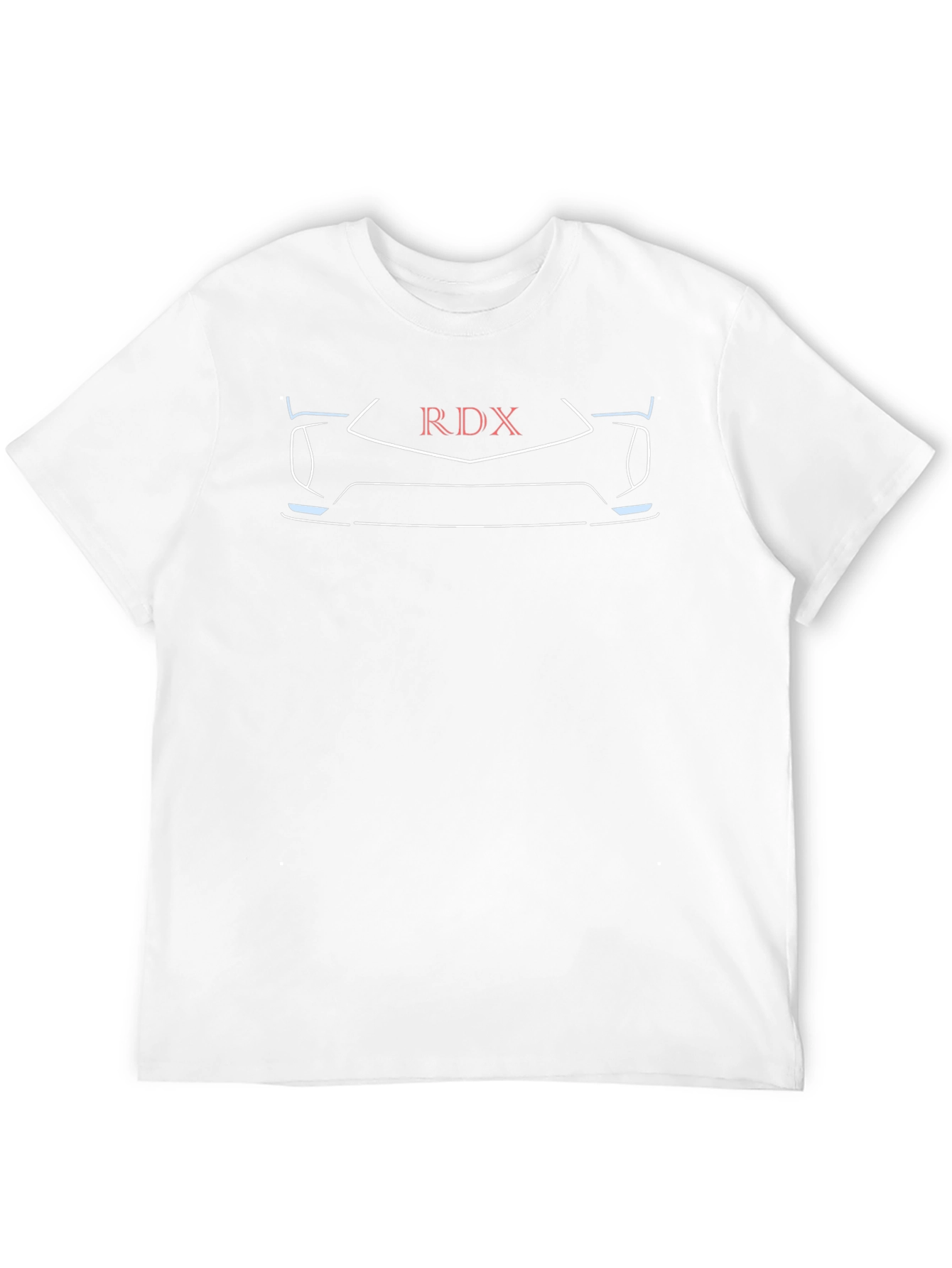 RDX Car Outline Graphic Black T-Shirt