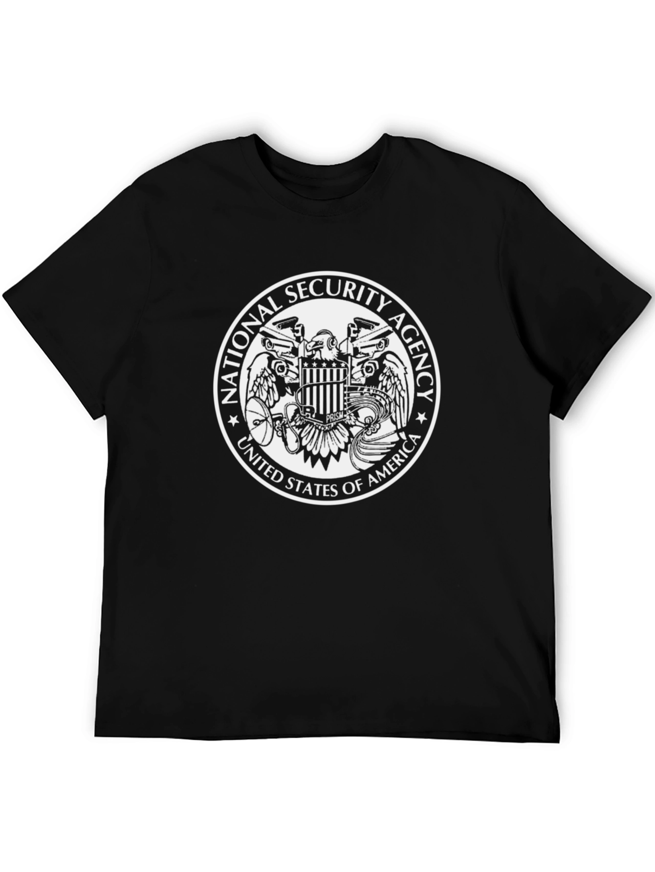NSA Seal Graphic T-Shirt - Black