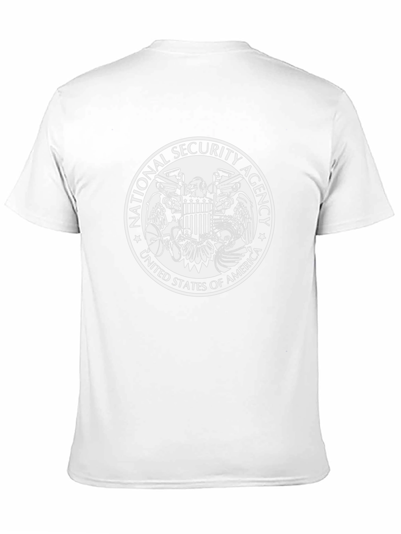 NSA Seal Graphic T-Shirt - Black