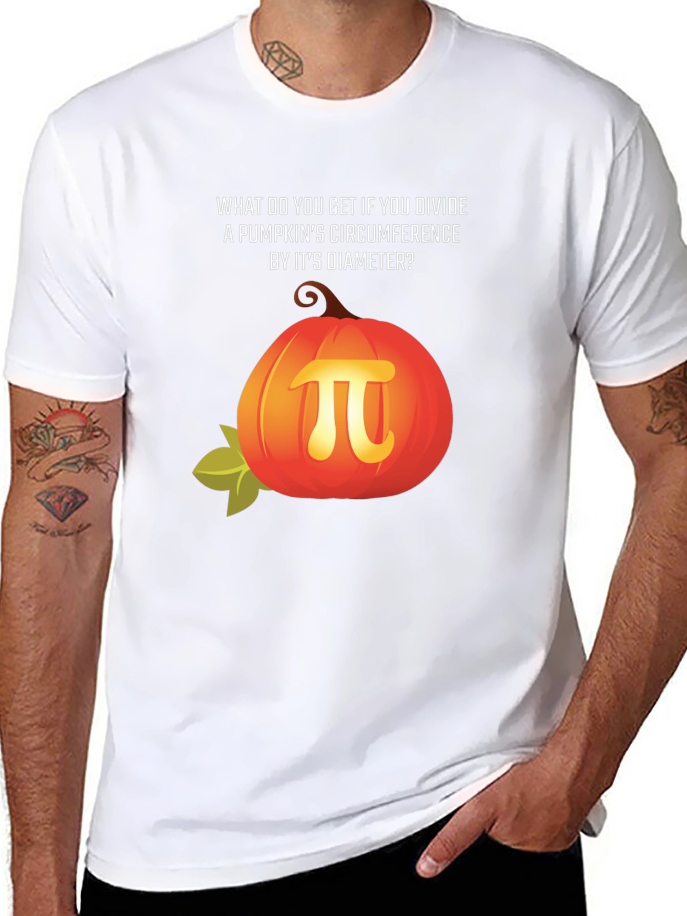 Pumpkin Pi Math Pun T-Shirt