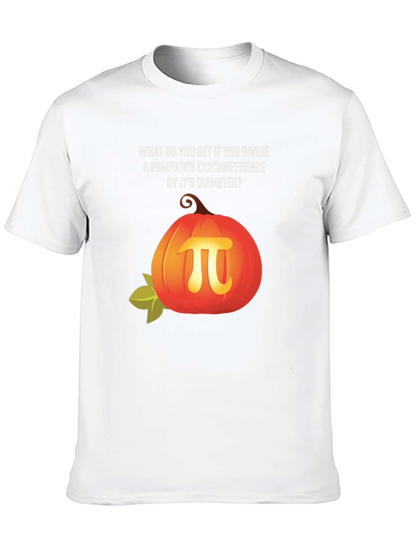 Pumpkin Pi Math Pun T-Shirt