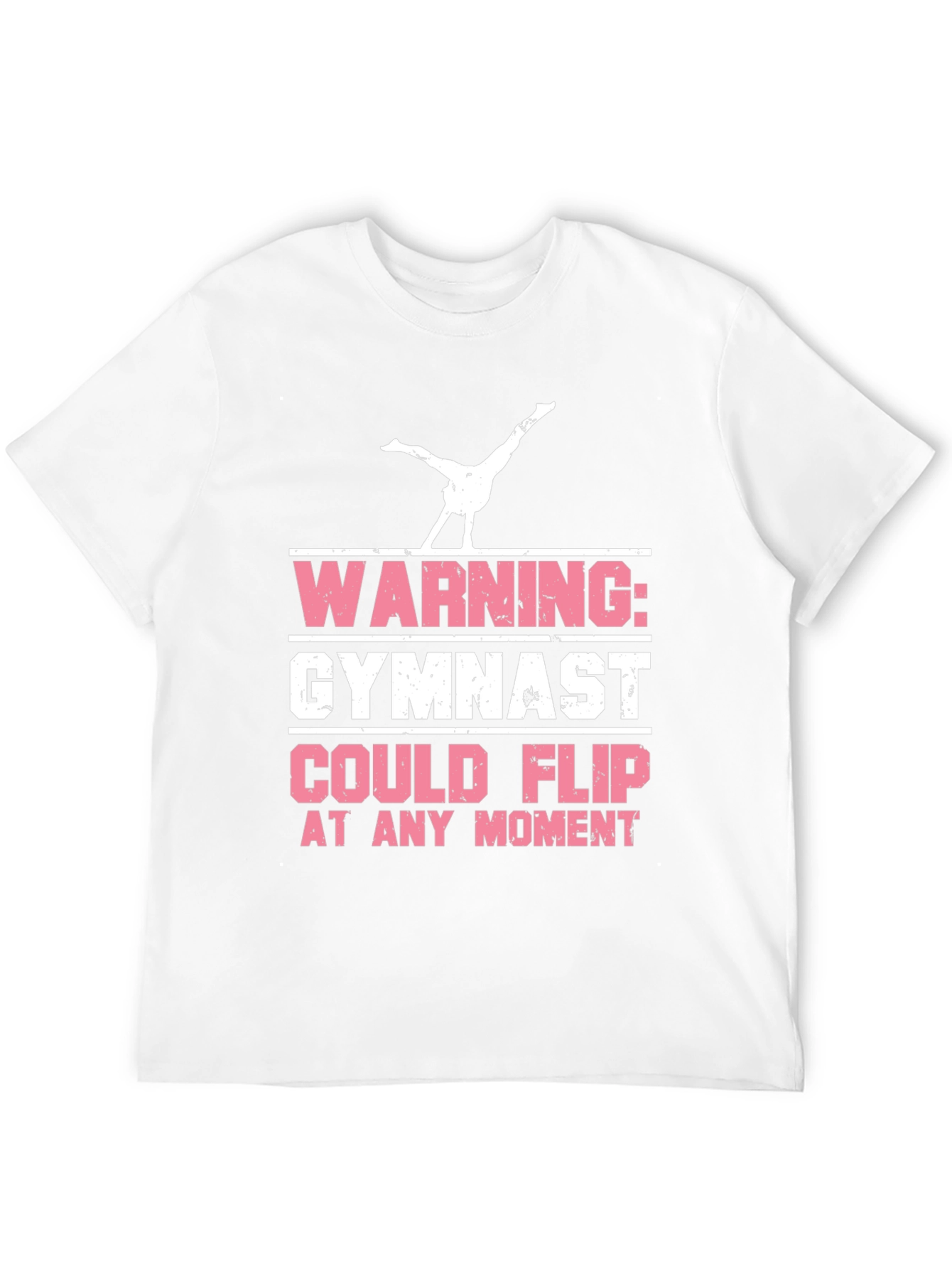 Warning Gymnast Flip T-Shirt
