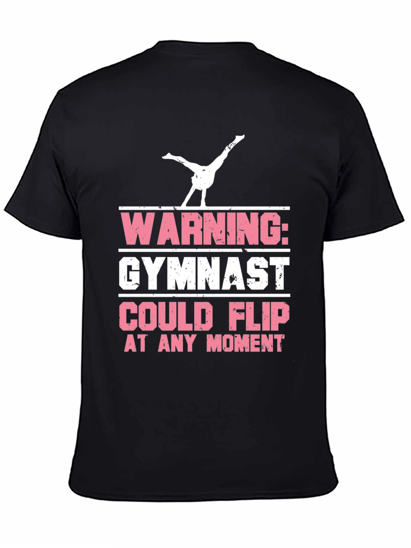 Warning Gymnast Flip T-Shirt