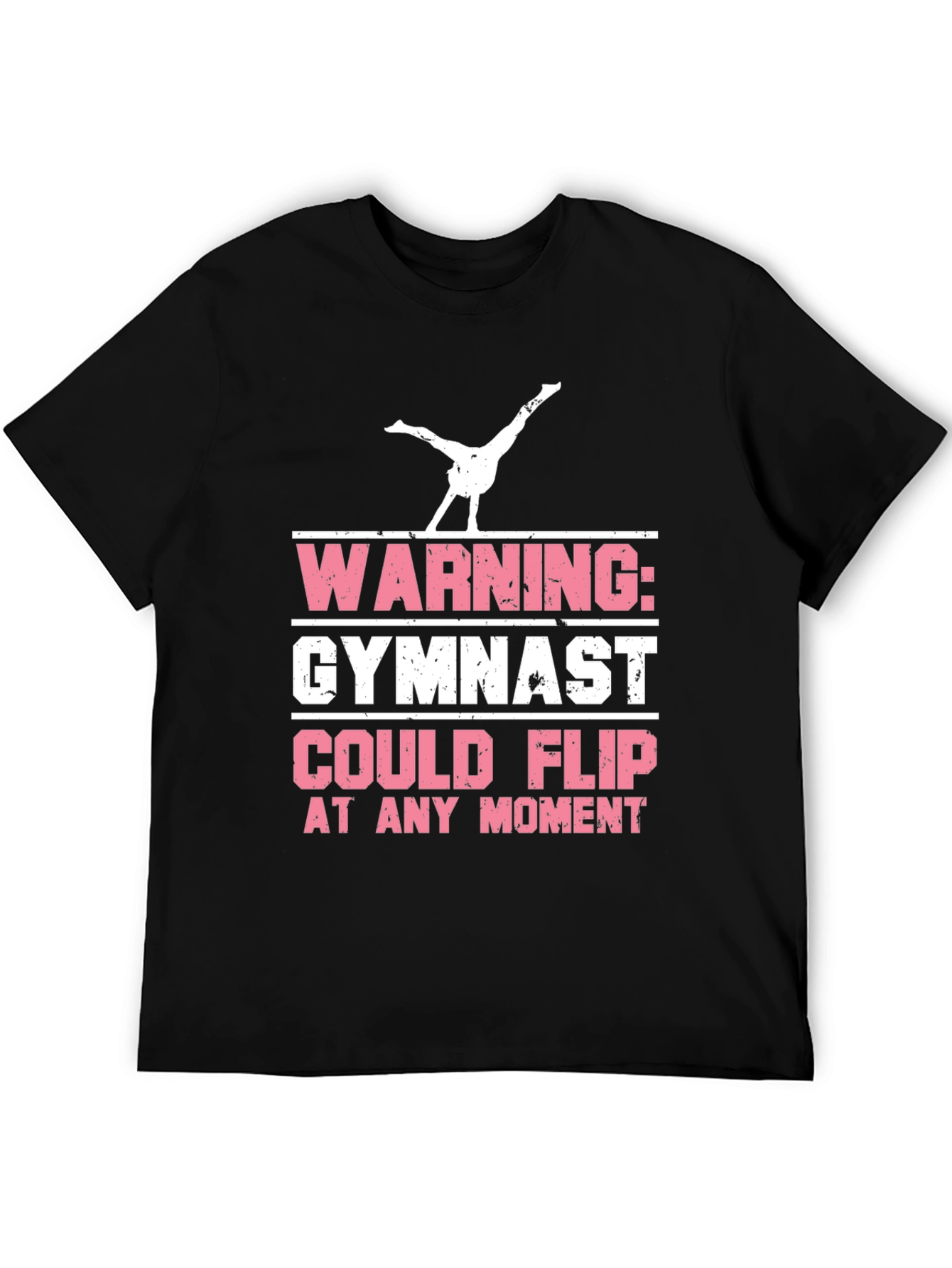 Warning Gymnast Flip T-Shirt