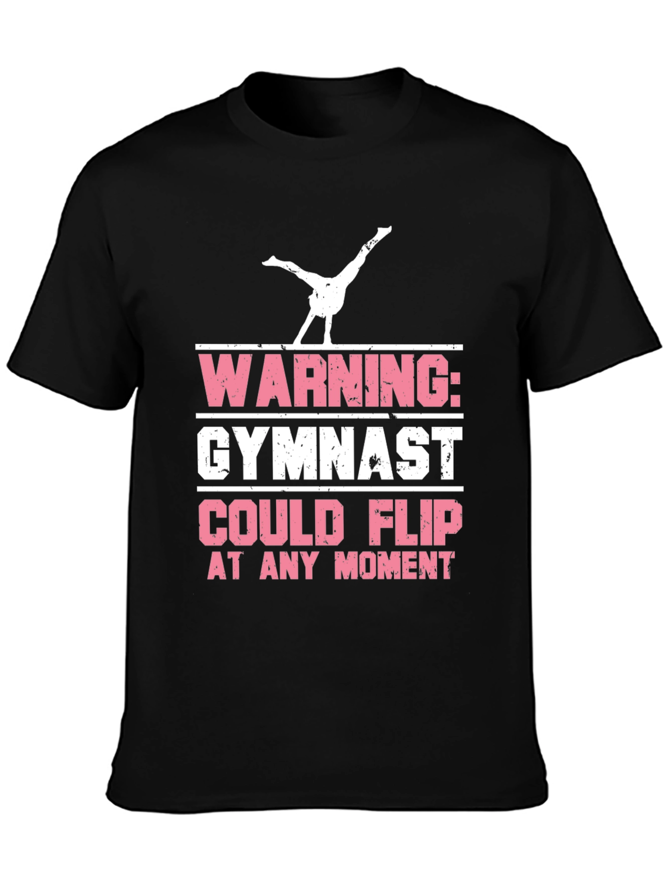 Warning Gymnast Flip T-Shirt