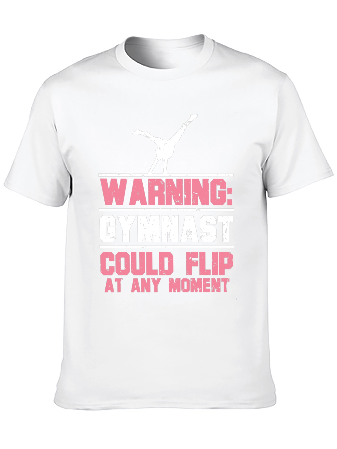 Warning Gymnast Flip T-Shirt