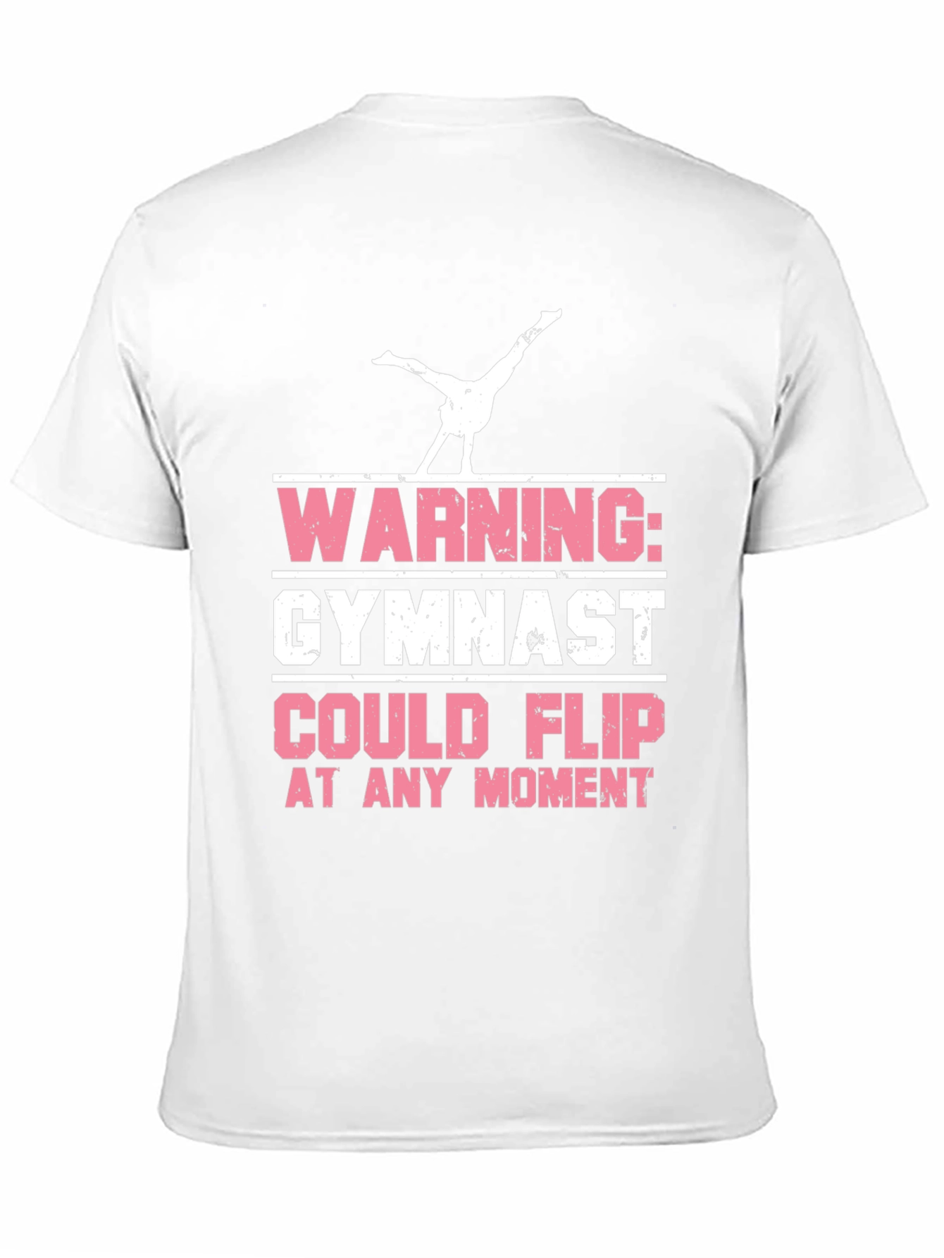 Warning Gymnast Flip T-Shirt