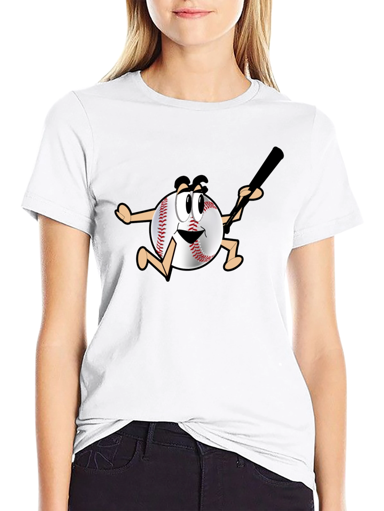 Baseball Cartoon T-Shirt