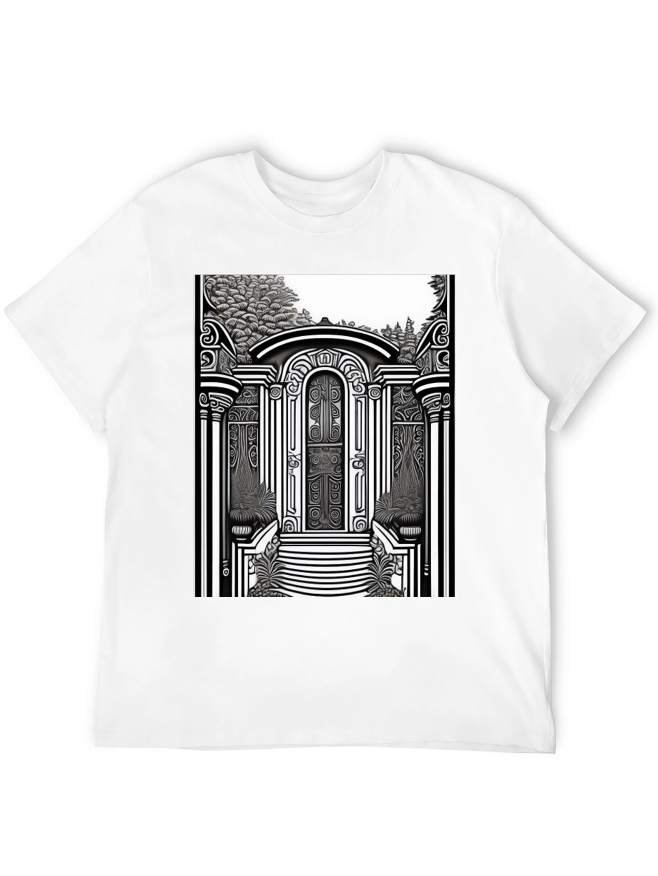Ornate Gateway Graphic T-Shirt