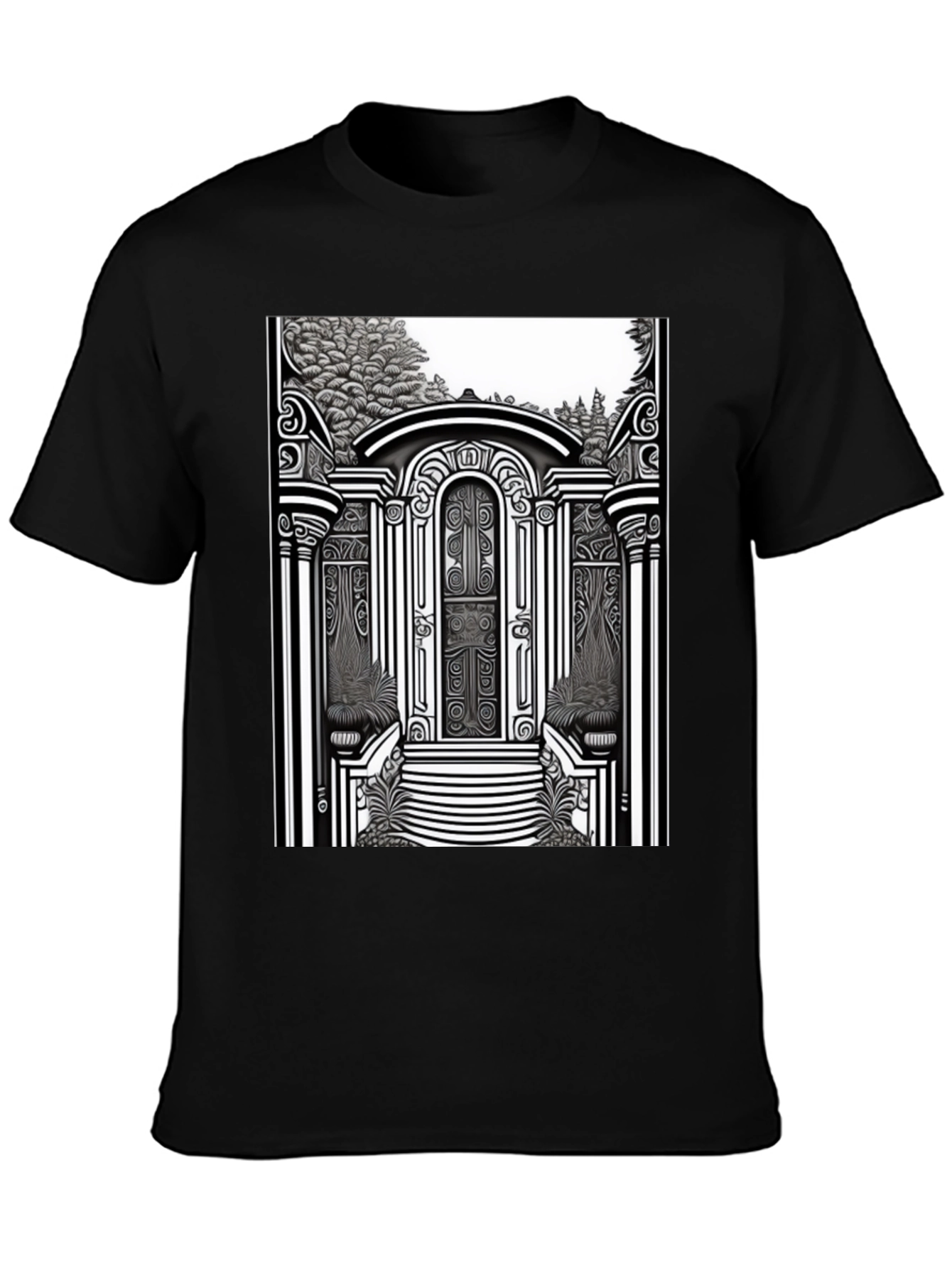 Ornate Gateway Graphic T-Shirt