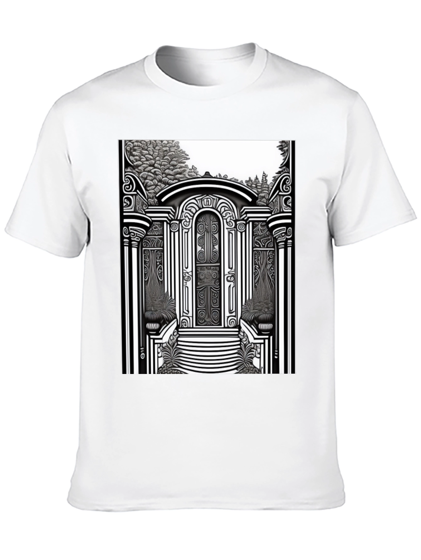 Ornate Gateway Graphic T-Shirt