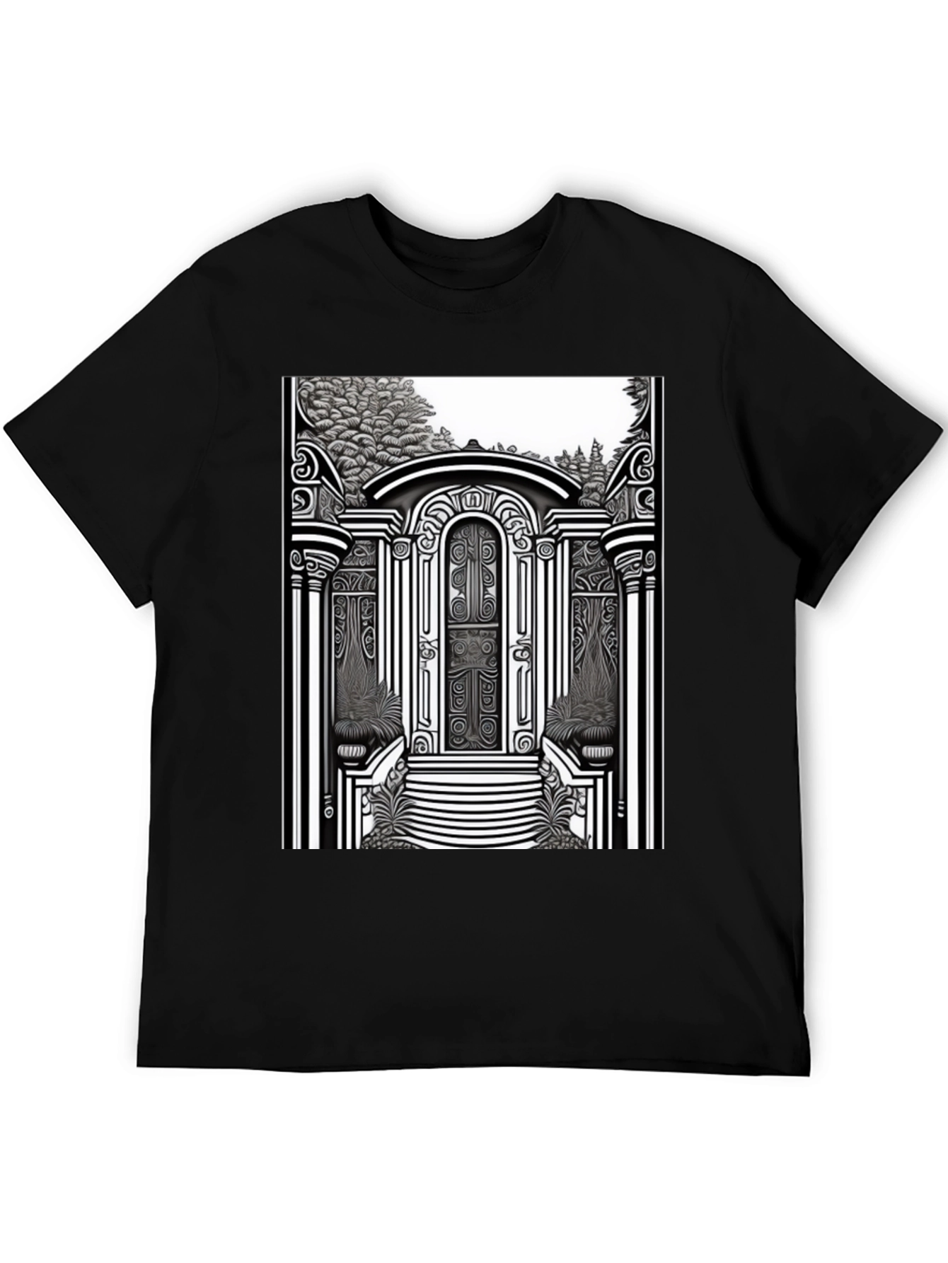 Ornate Gateway Graphic T-Shirt