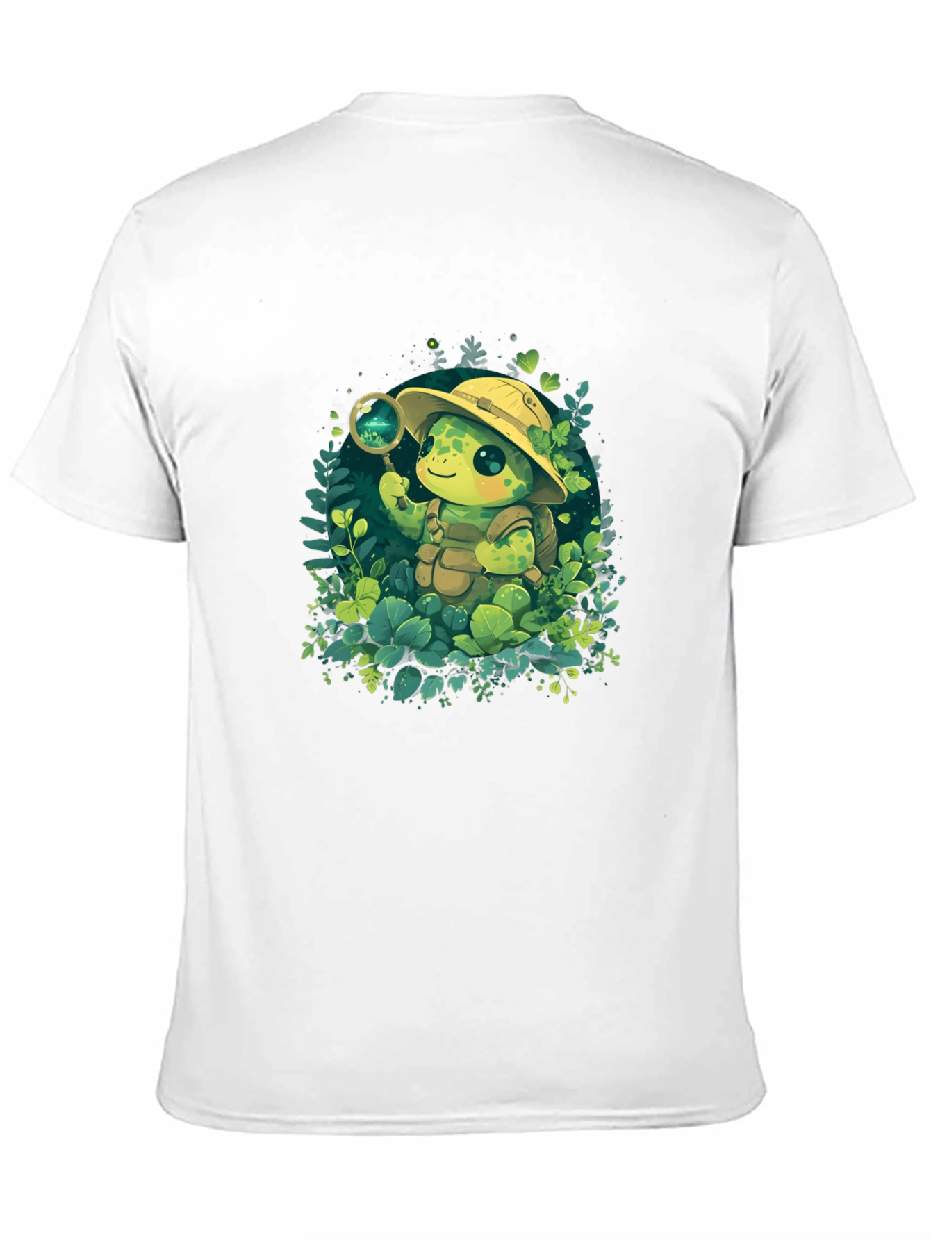 Turtle Explorer T-Shirt - Cute Cartoon Design