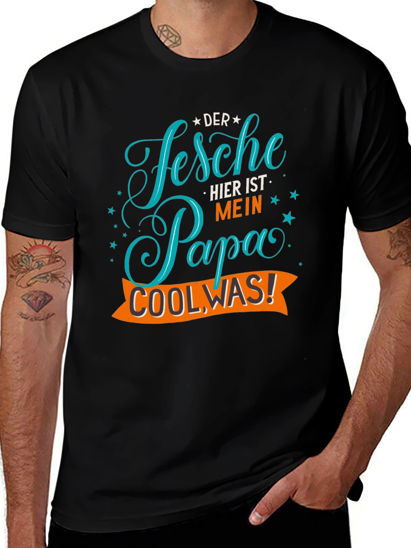 Der Fesche Papa Cool Was! Mens T-Shirt