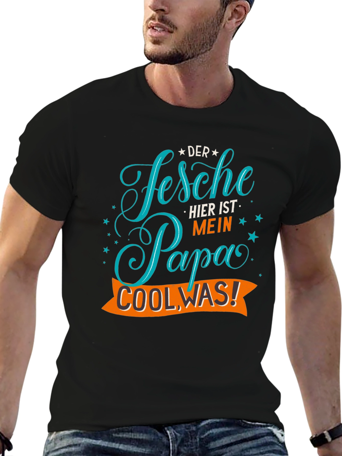 Der Fesche Papa Cool Was! Mens T-Shirt