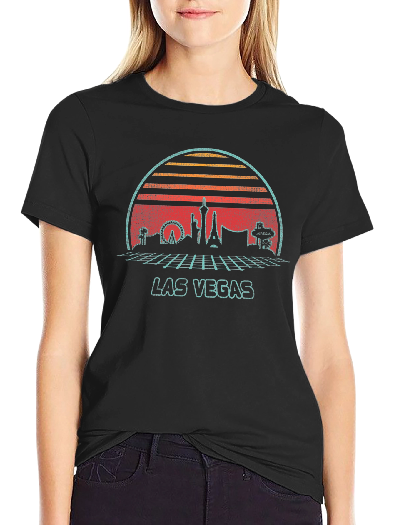 Las Vegas Retro Graphic T-Shirt