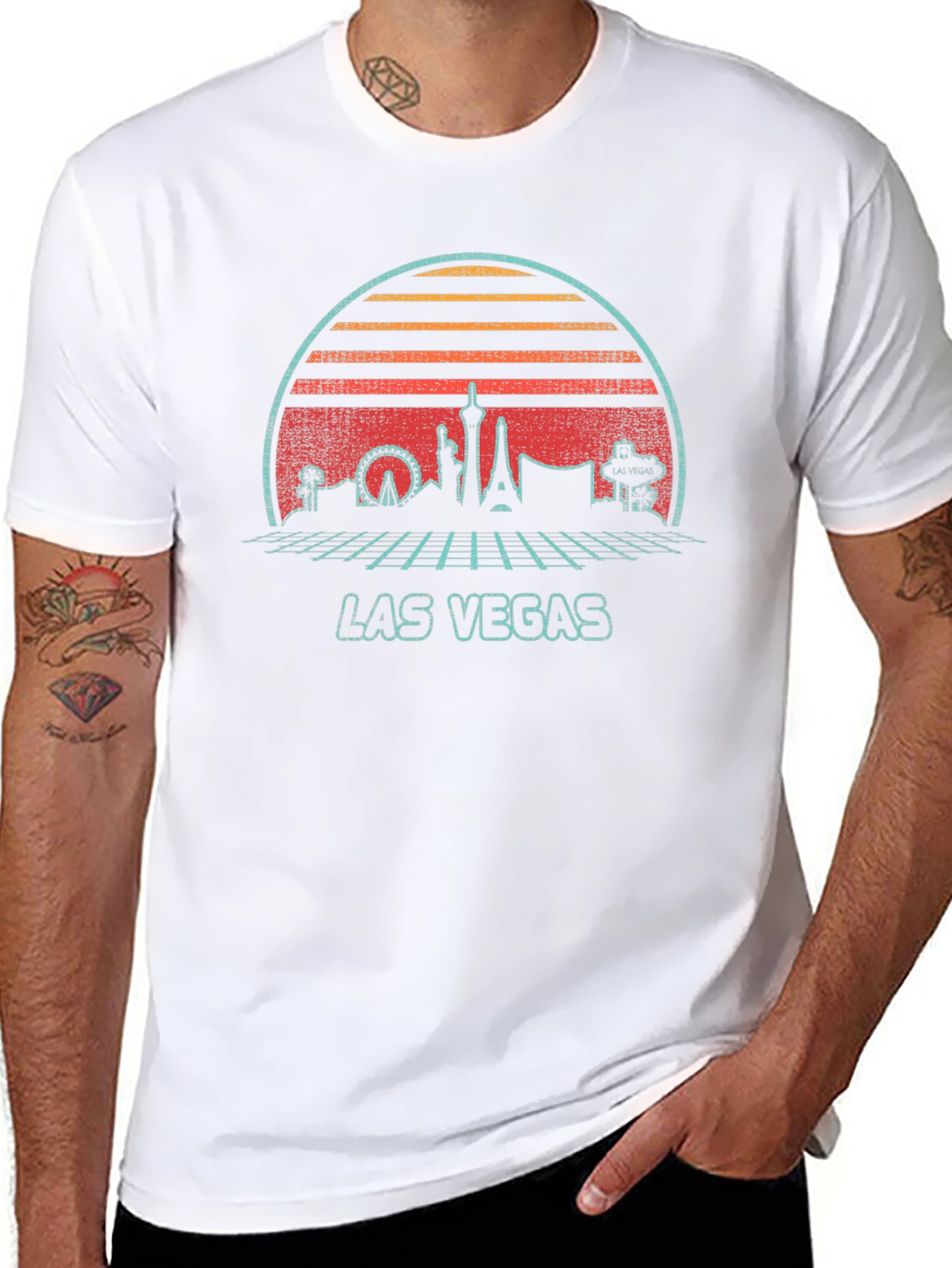 Las Vegas Retro Graphic T-Shirt