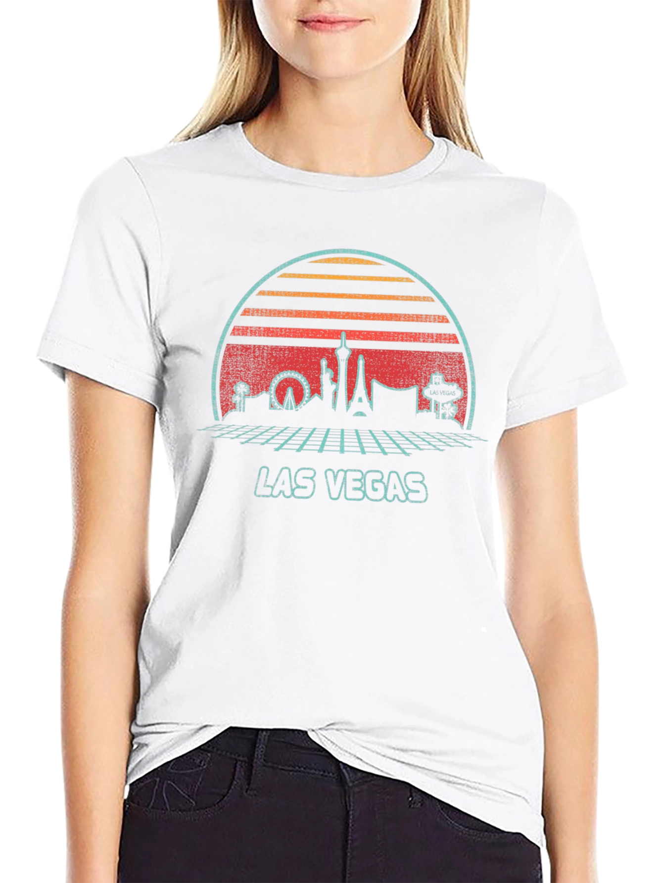 Las Vegas Retro Graphic T-Shirt