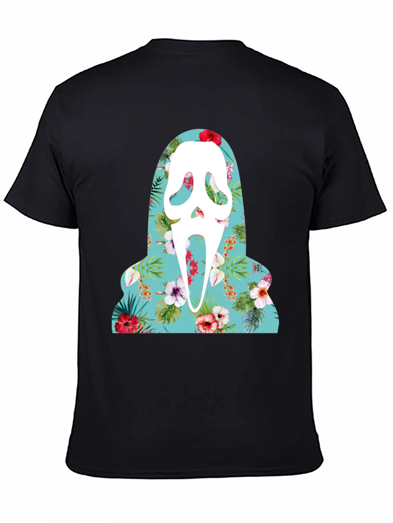 Floral Scream Ghost T-Shirt