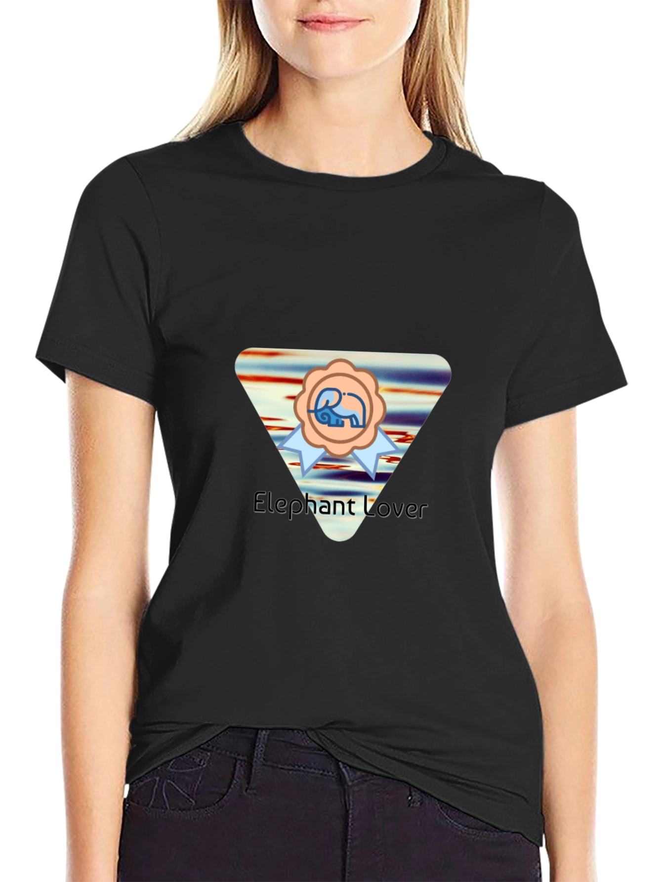 Elephant Lover T-Shirt - Black