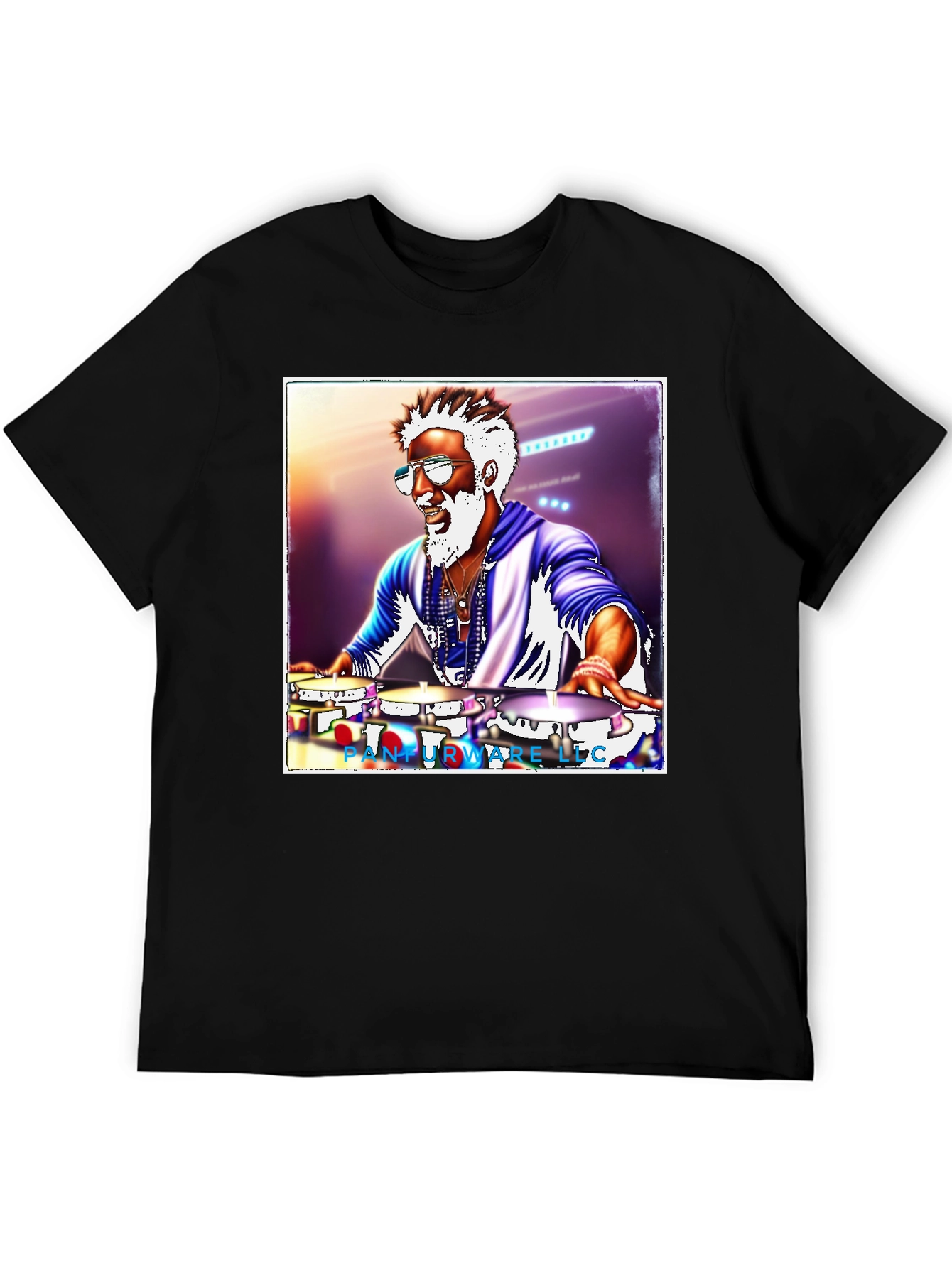 DJ Graphic Tee - Cool Black T-Shirt