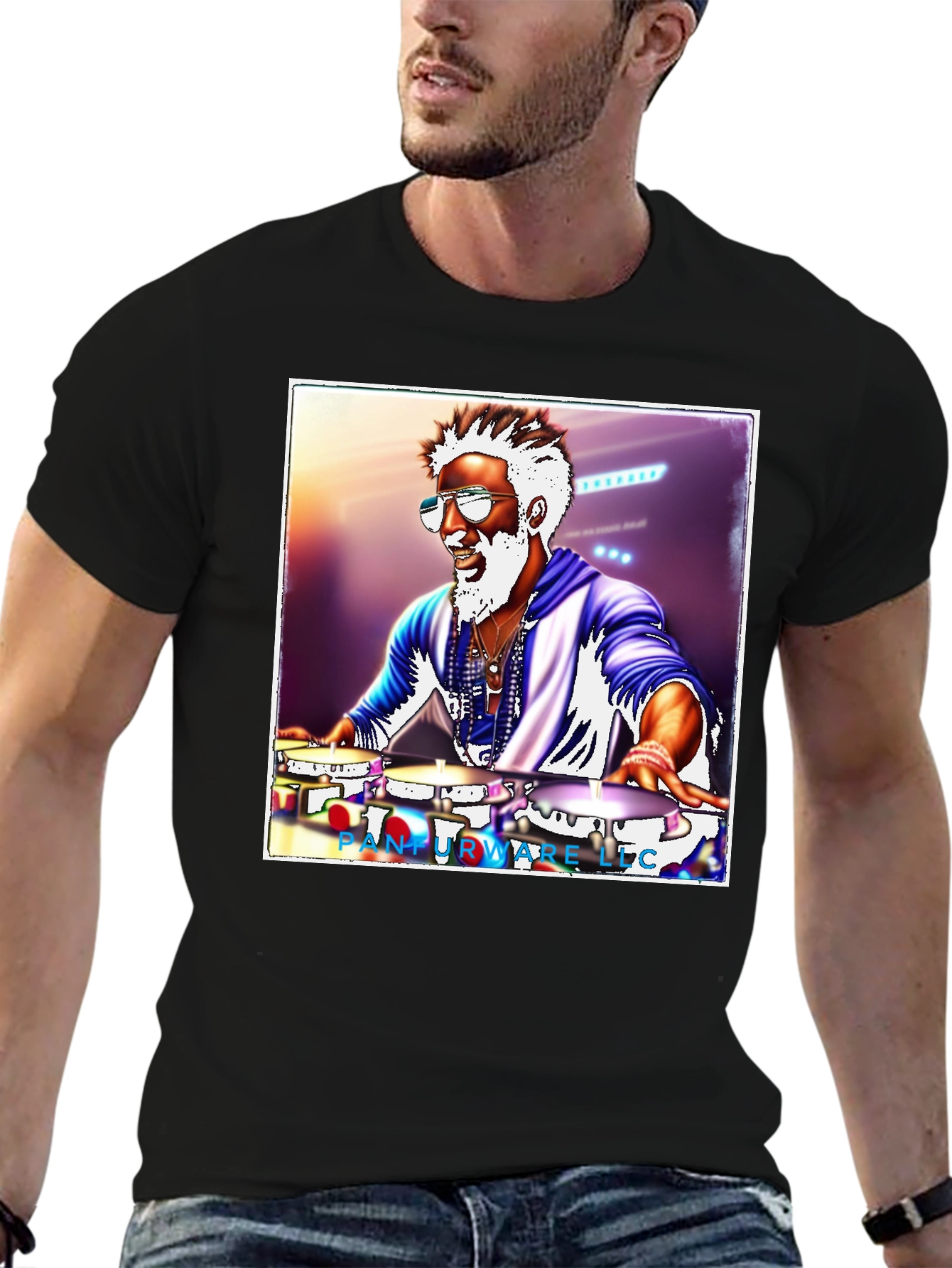 DJ Graphic Tee - Cool Black T-Shirt