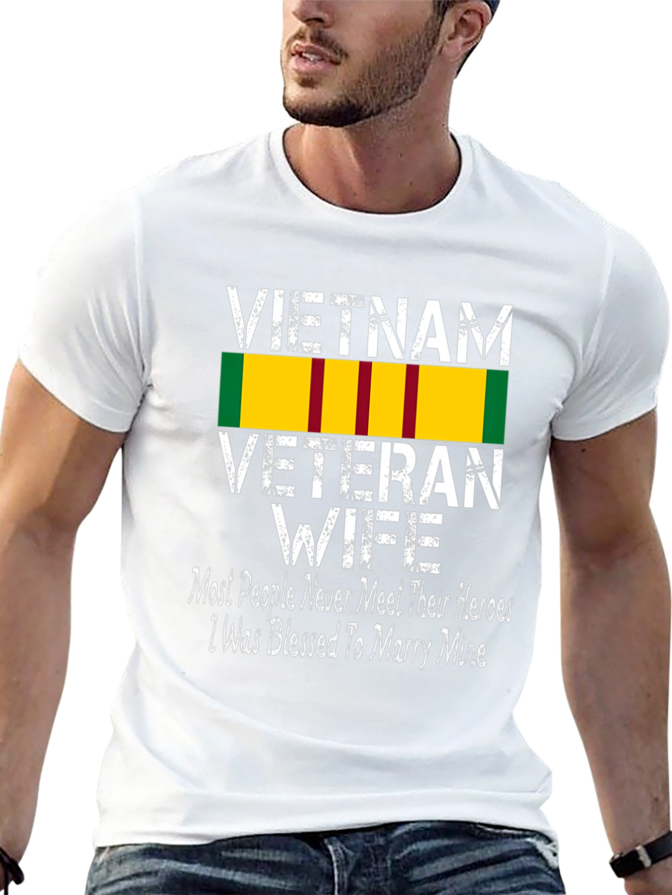 Vietnam Veteran Wife Graphic T-Shirt