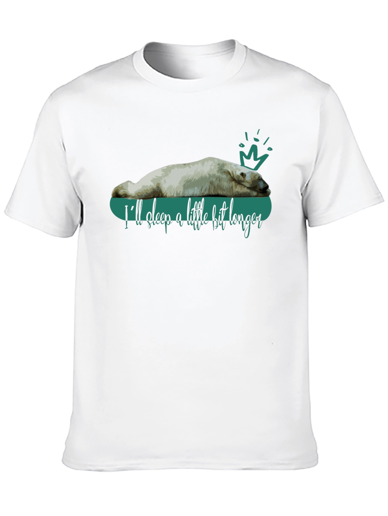 Sleepy Polar Bear Graphic Tee