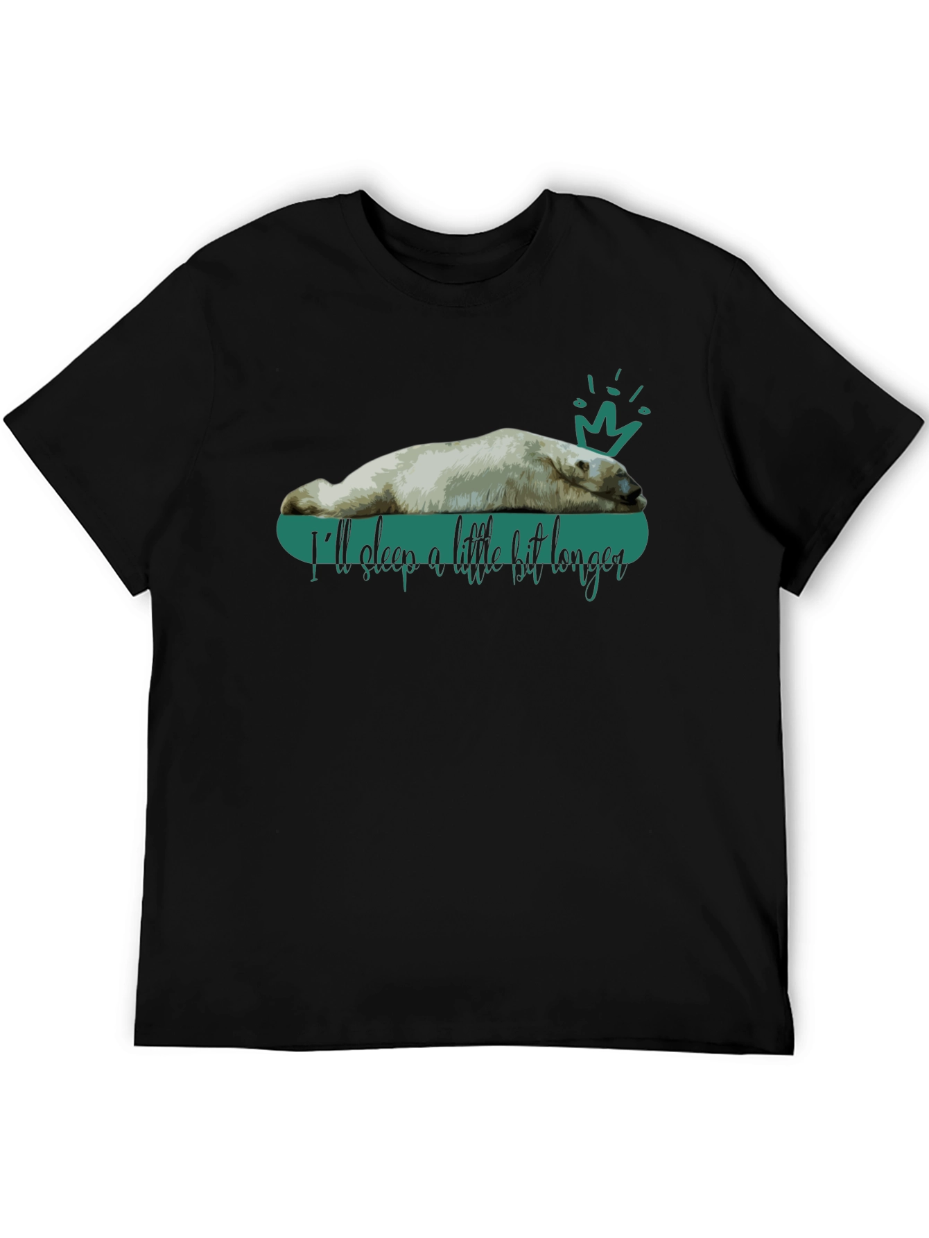 Sleepy Polar Bear Graphic Tee
