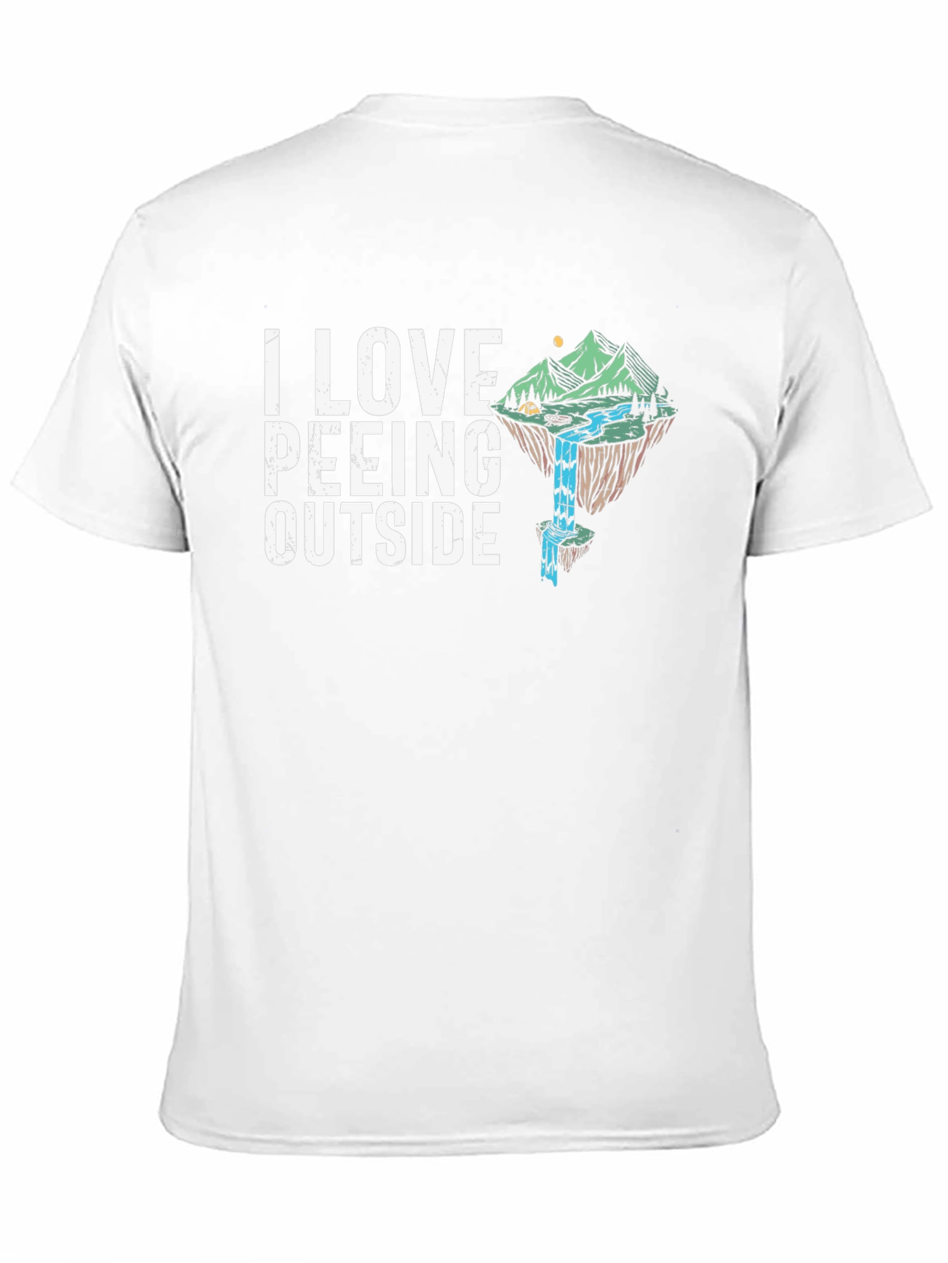 I Love Peeing Outside Graphic Tee