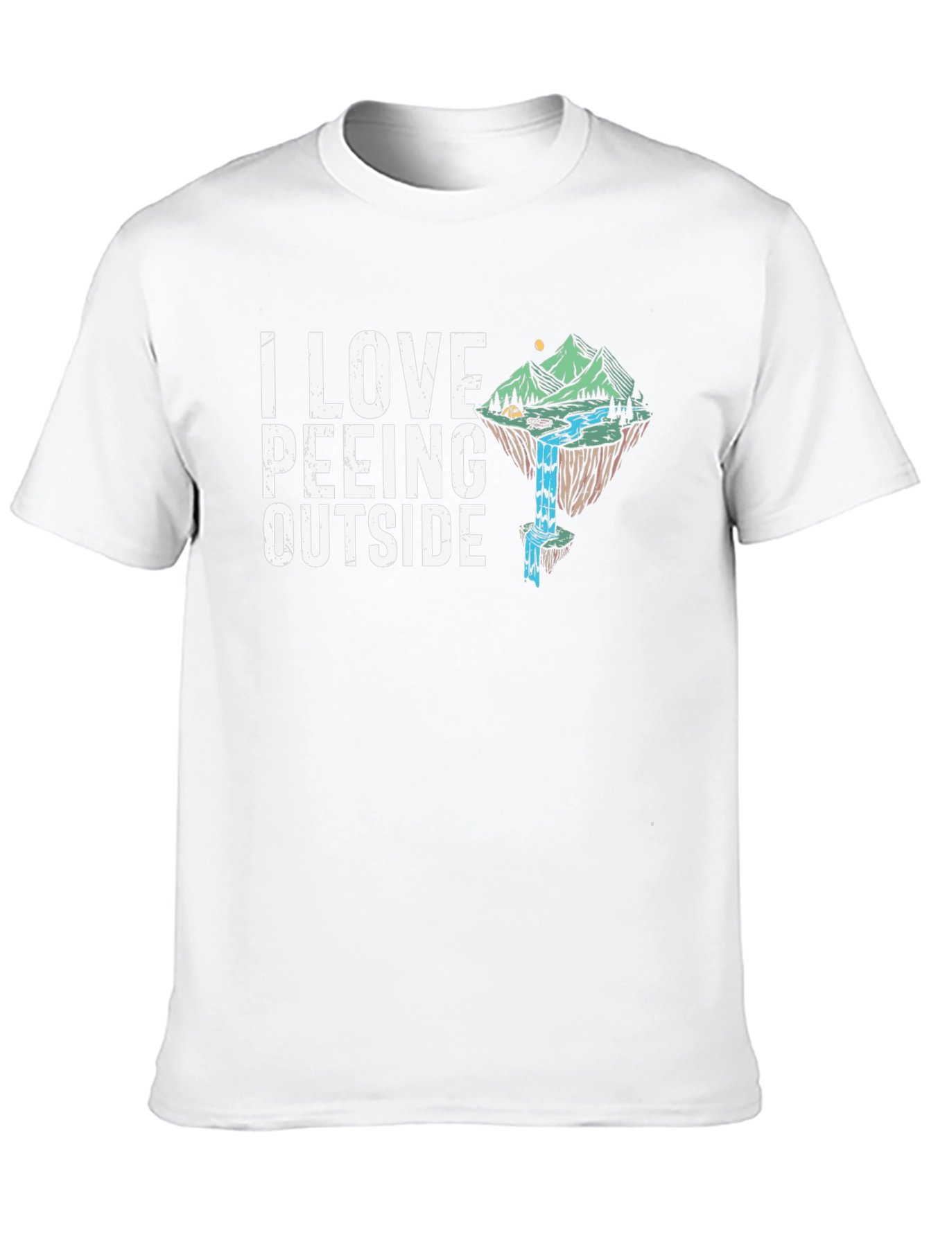 I Love Peeing Outside Graphic Tee