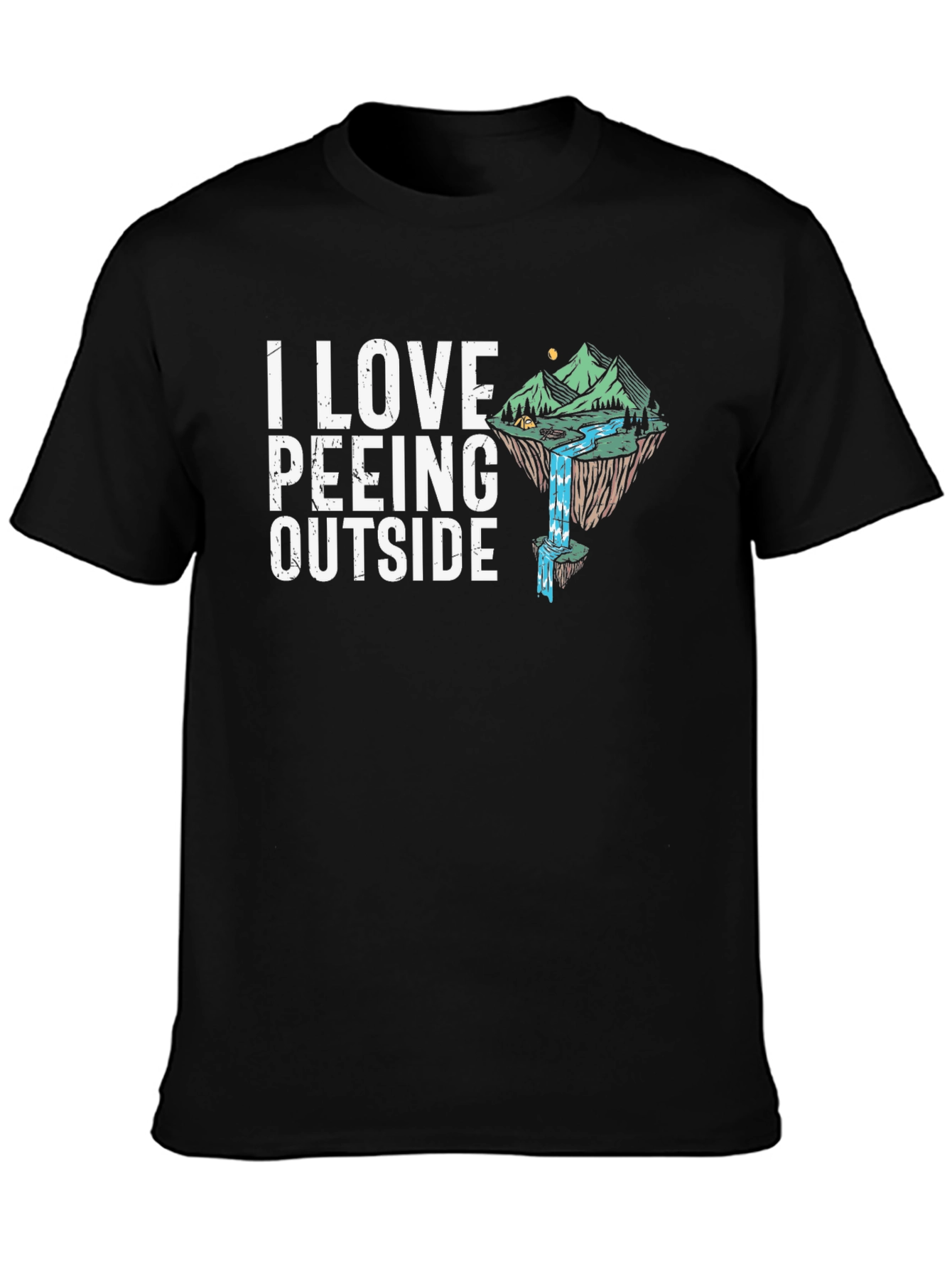I Love Peeing Outside Graphic Tee