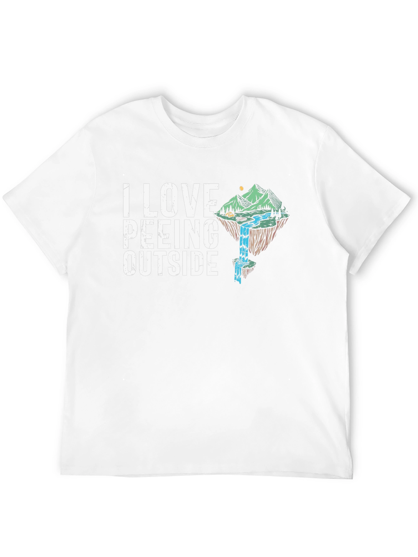 I Love Peeing Outside Graphic Tee